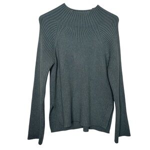 A New Day Blue Gray Ribbed Crewneck Sweater Size XS